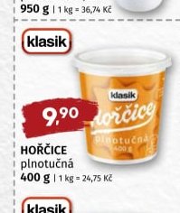 HOŘČICE plnotučná
