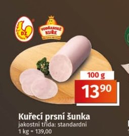 Kuřecí prsní šunka