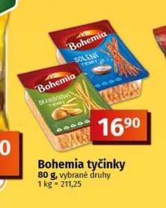 Bohemia tyčinky