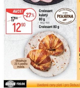 Croissant kulatý