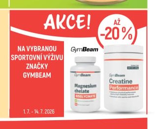 GymBeam sportovní výživa