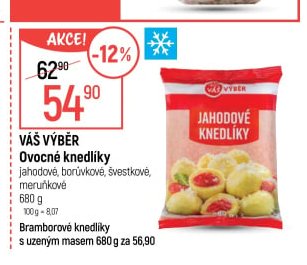 Váš výběr Ovocné knedlíky 680g