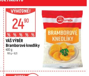 Váš Výběr Bramborové knedlíky 400g