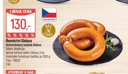 Řeznictví Globus Ochutnávkový balíček Globus