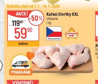 Kuřecí čtvrtky XXL