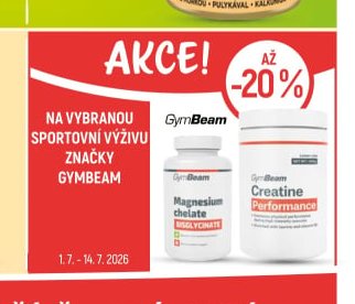 Sportovní výživa GymBeam