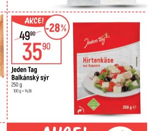 Jeden Tag Balkánský sýr