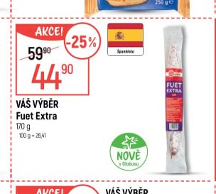 Váš výběr Fuet Extra