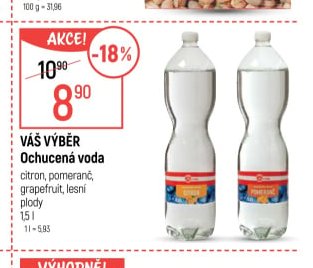 Váš Výběr Ochucená voda