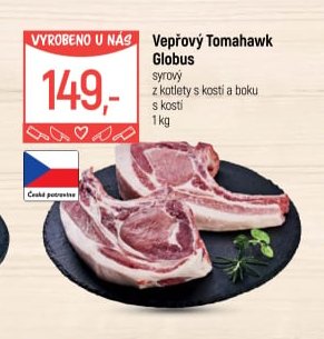 Vepřový Tomahawk Globus