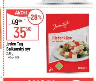 Jeden Tag Balkánský sýr