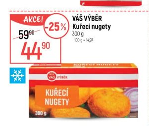 Váš výběr Kuřecí nugety