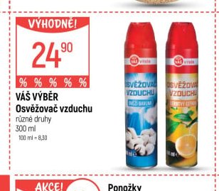 Váš výběr Osvěžovač vzduchu