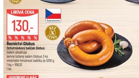 Řeznictví Globus Ochutnávkový balíček