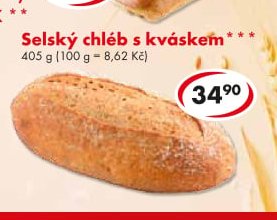 Selský chléb s kváskem
