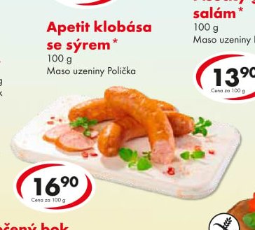 Apetit klobása se sýrem