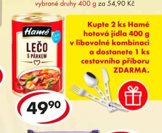 Hamé hotová jídla