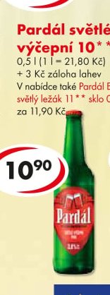 Pardál světlé výčepní 10