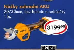 Nůžky zahradní AKU