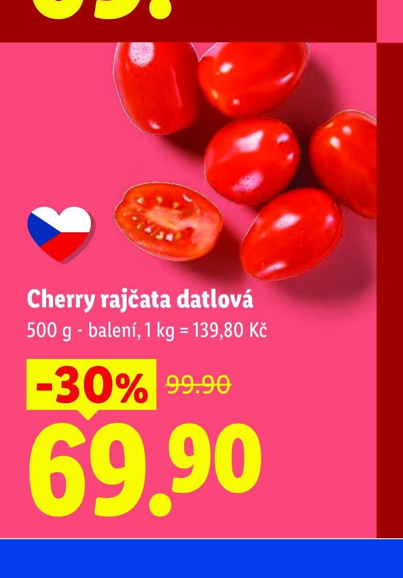 Cherry rajčata datlová