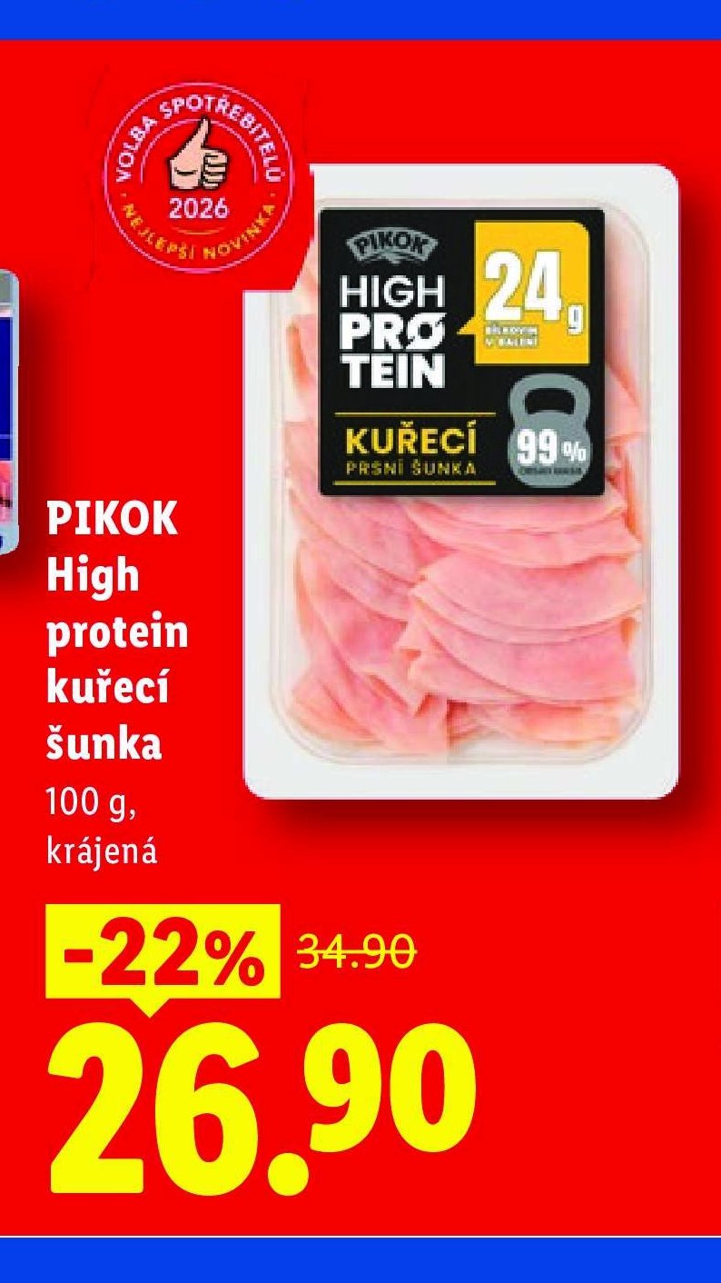PIKOK High protein kuřecí šunka 100g