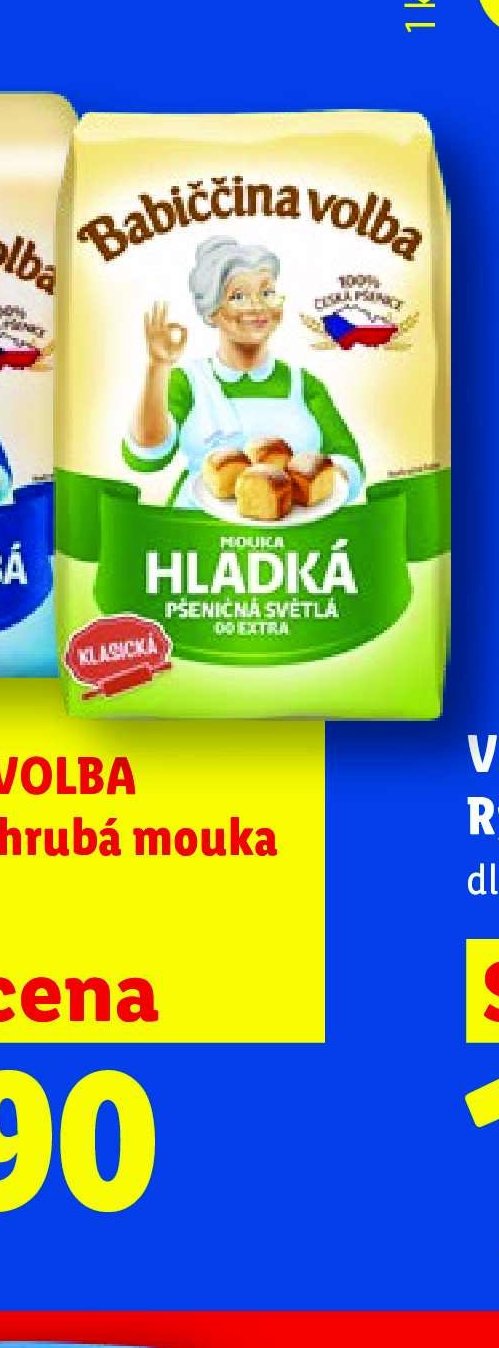 BABIČČINA VOLBA Hladká mouka