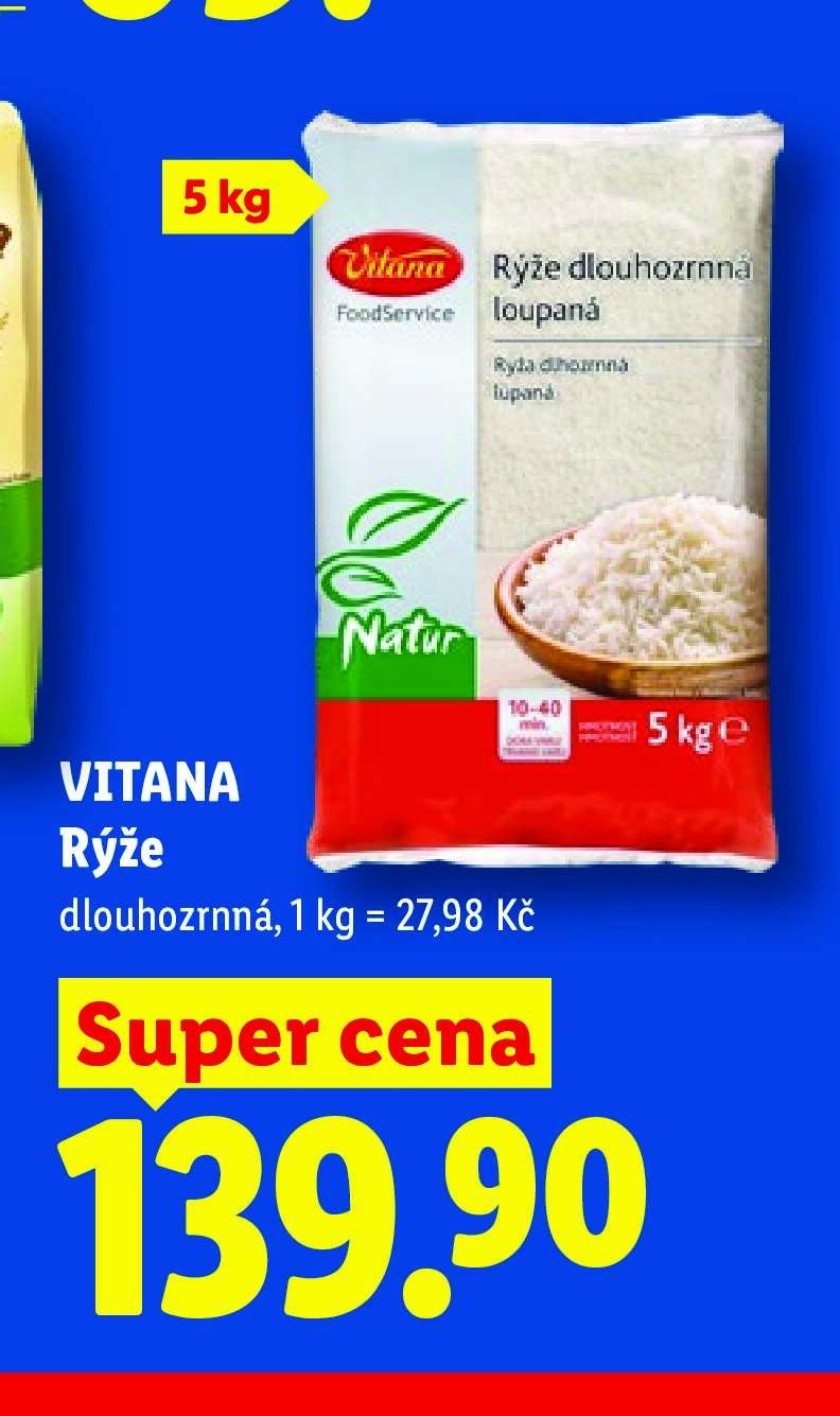 VITANA Rýže dlouhozrnná
