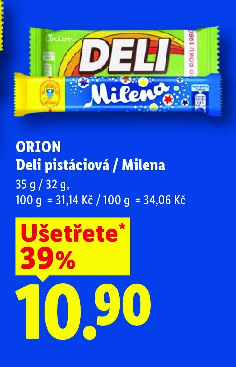 ORION Deli pistáciová / Milena