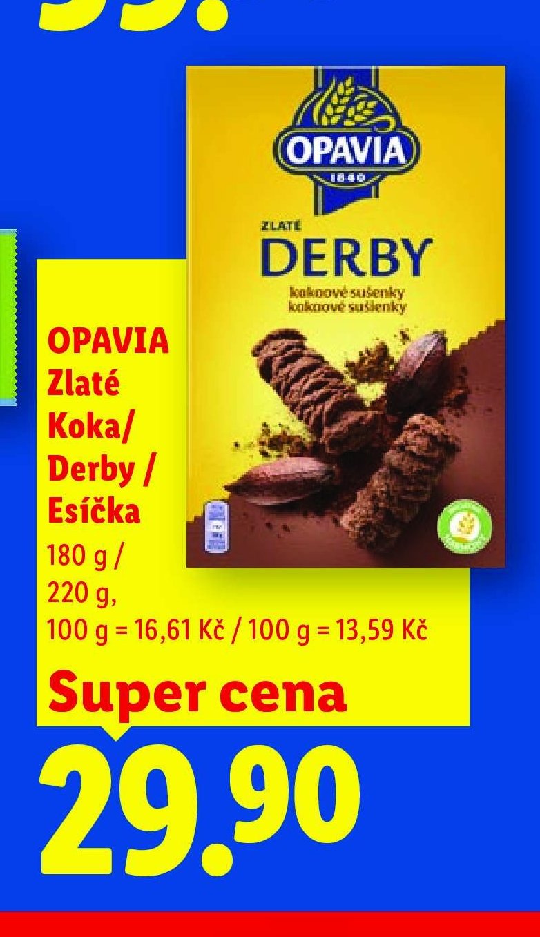 OPAVIA Zlaté Koka / Derby / Esíčka