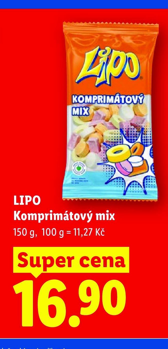 LIPO Komprimátový mix