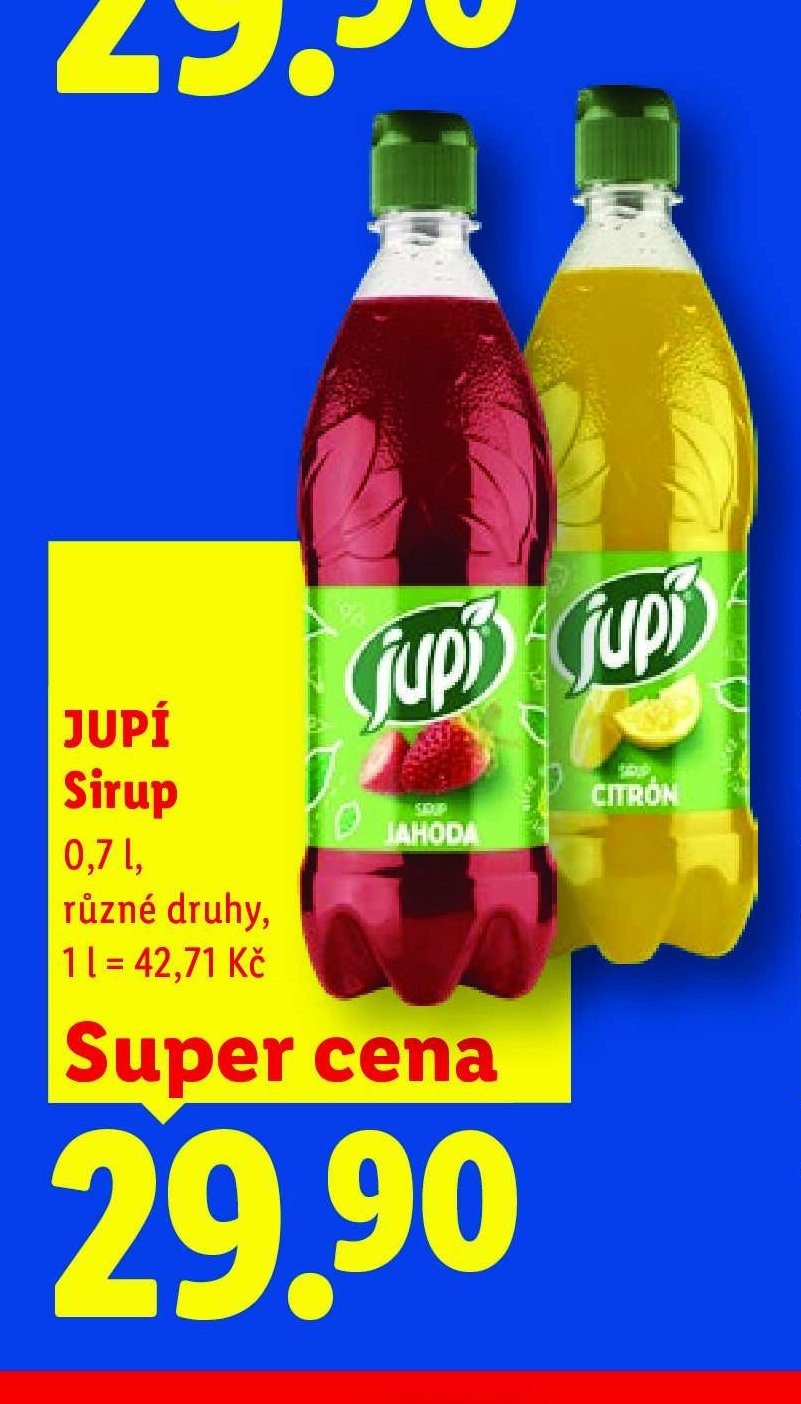 JUPÍ Sirup 0,7 l