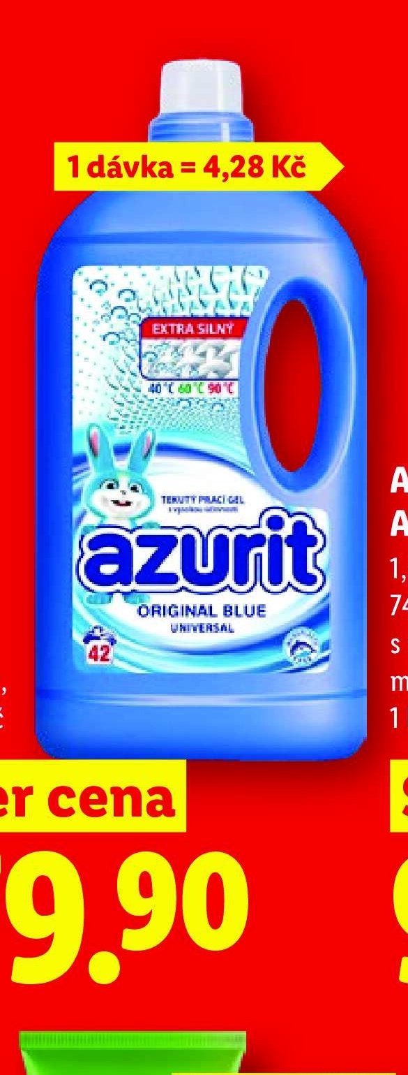 AZURIT Prací gel 1,89 l