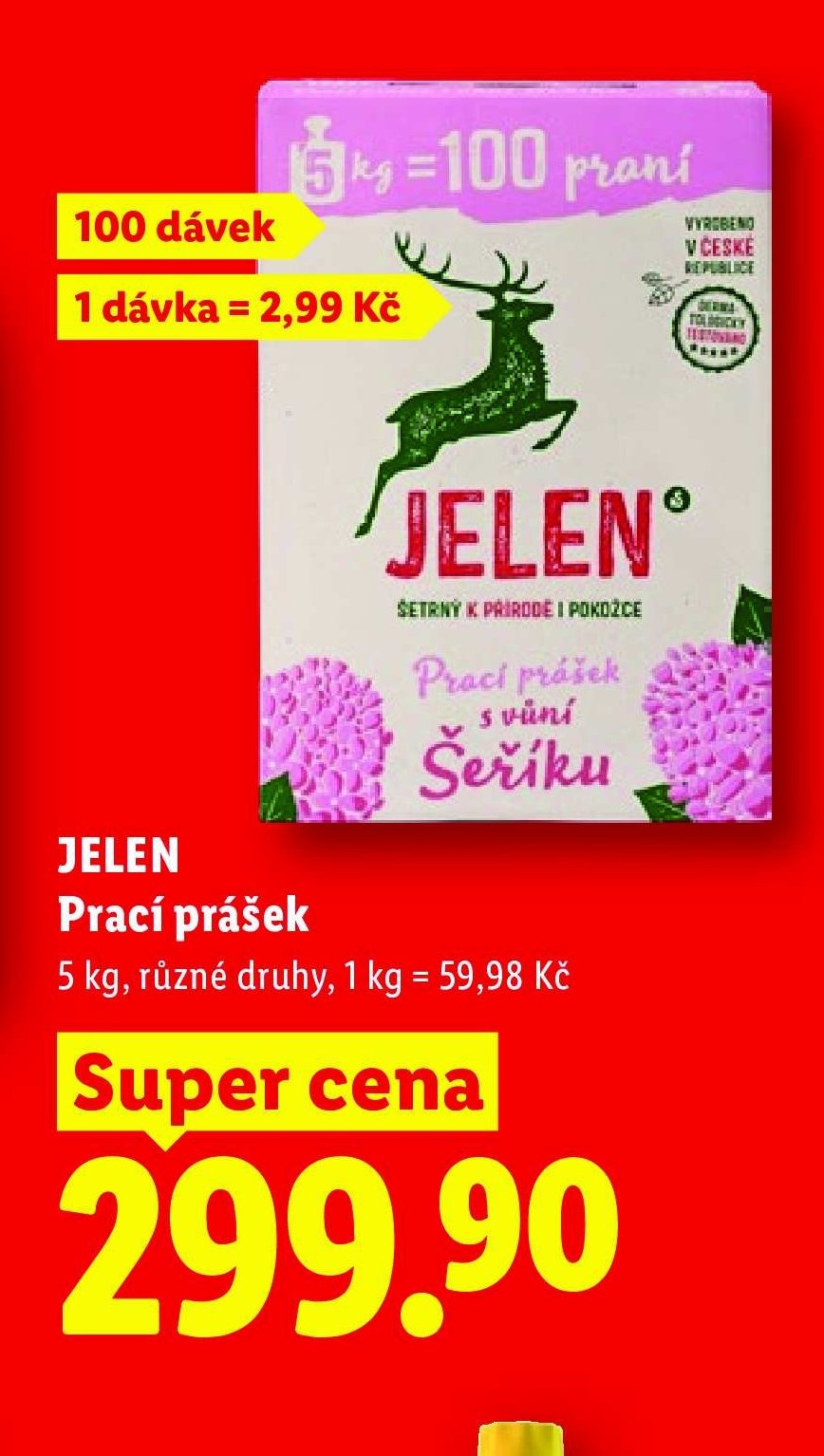 JELEN Prací prášek 5 kg