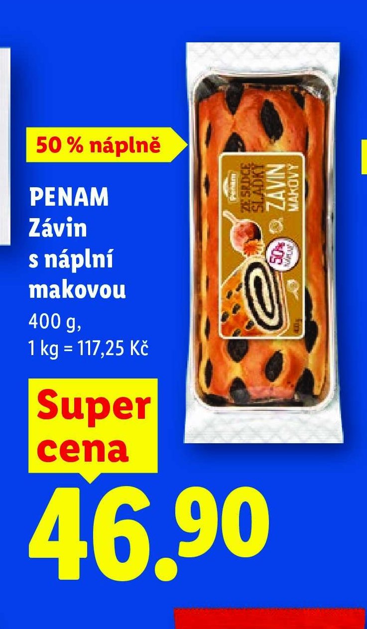 PENAM Závin s náplní makovou 400 g