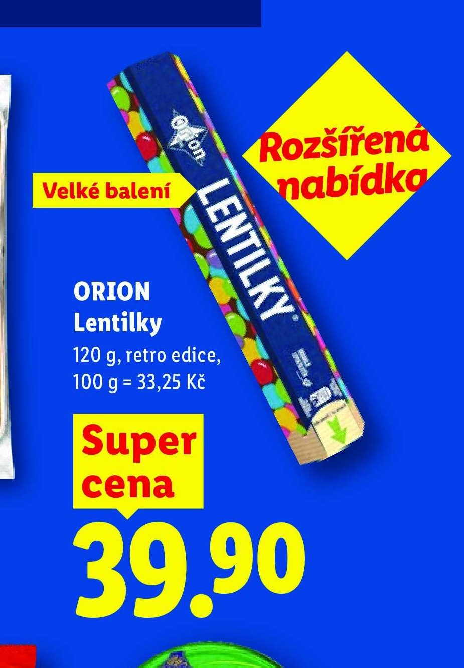 ORION Lentilky 120 g