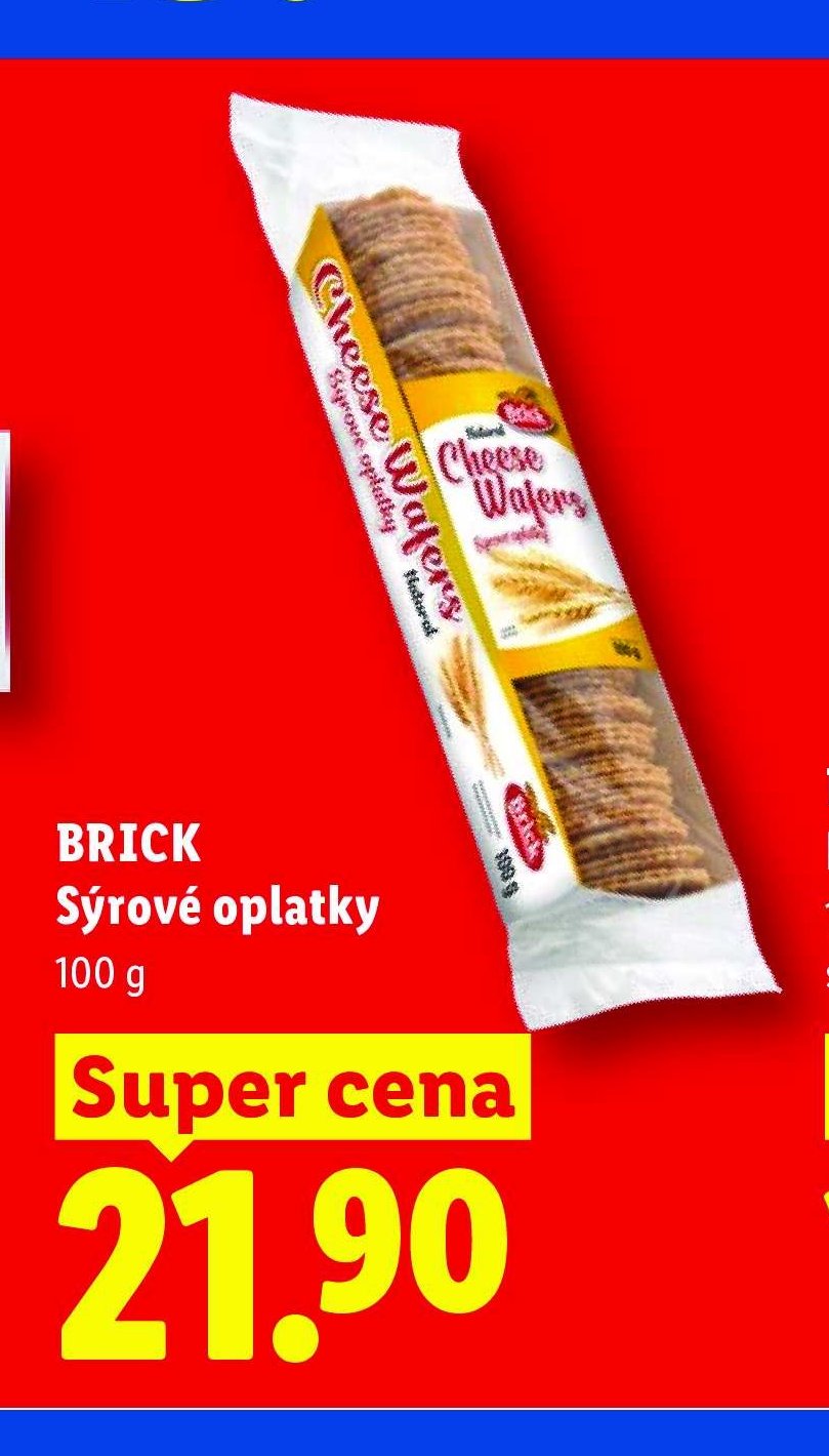BRICK Sýrové oplatky 100 g