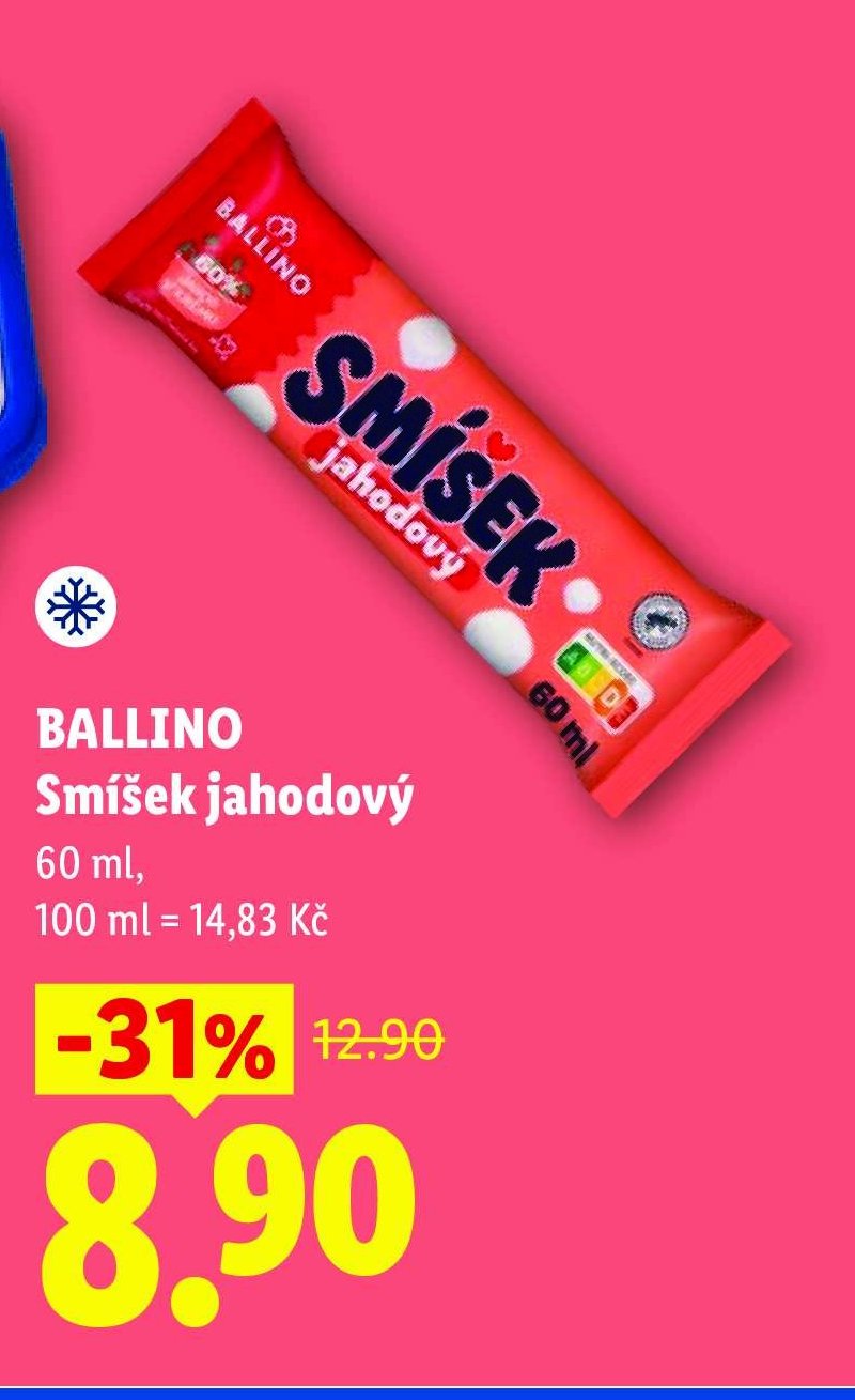 BALLINO Smíšek jahodový