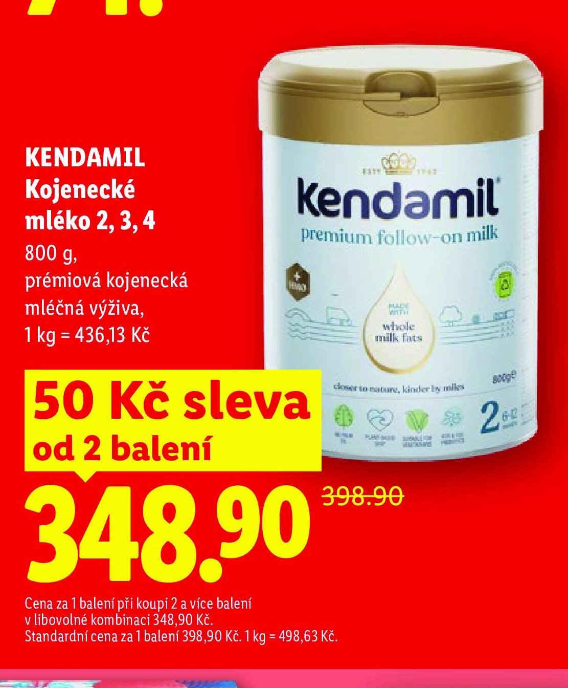 KENDAMIL Kojenecké mléko 2, 3, 4