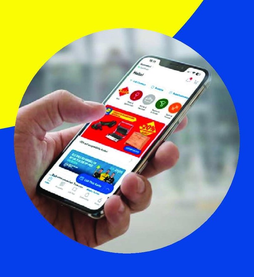 Lidl mobilní aplikace (zobrazená na telefonu)
