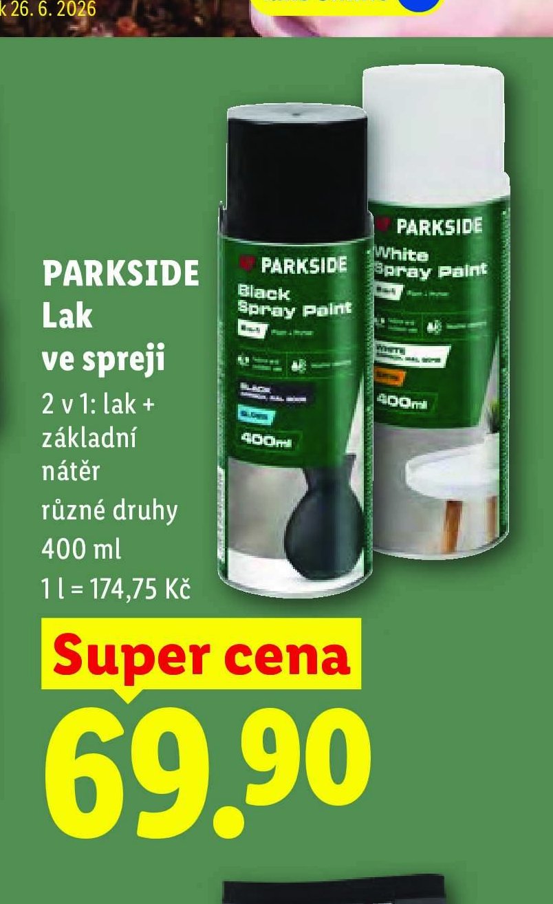 PARKSIDE Lak ve spreji