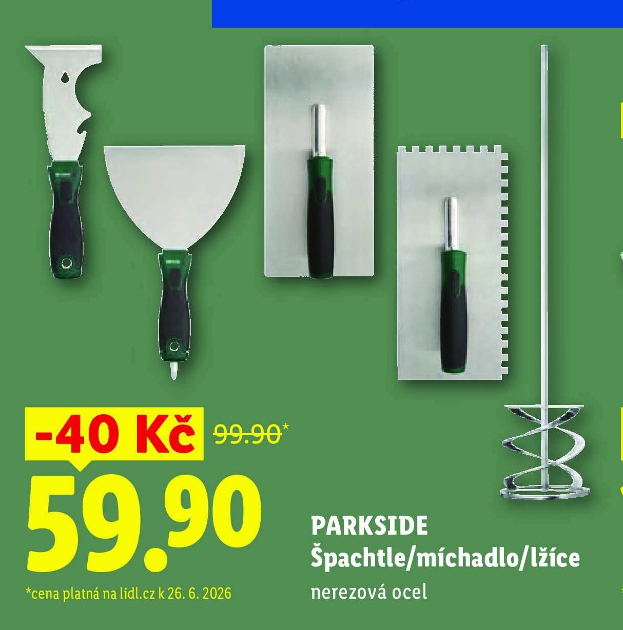 PARKSIDE Špachtle/míchadlo/lžíce