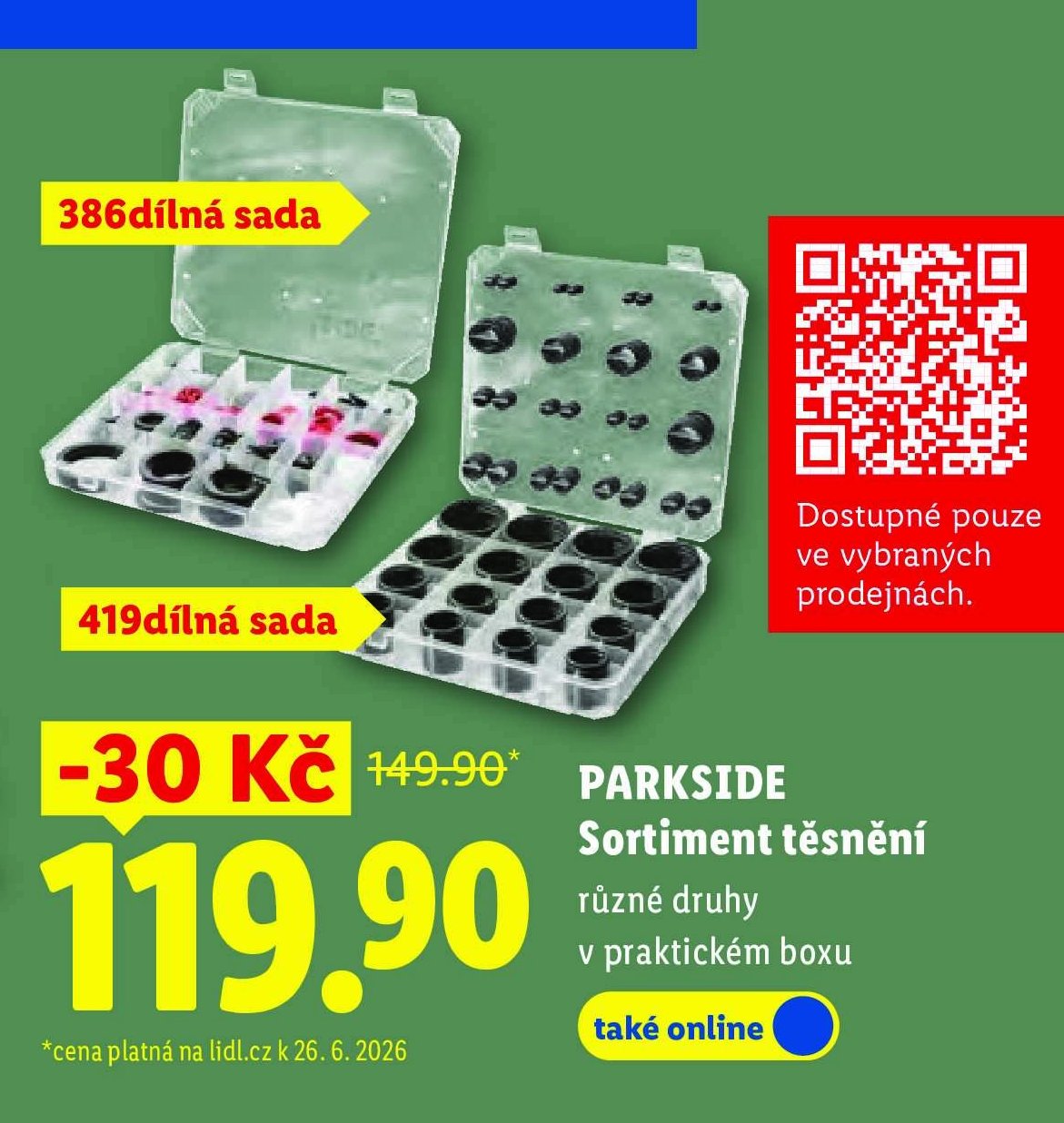 PARKSIDE Sortiment těsnění