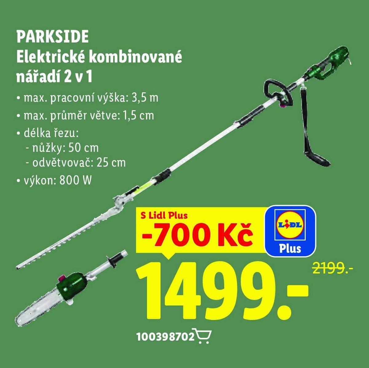 PARKSIDE Elektrické kombinované nářadí 2 v 1