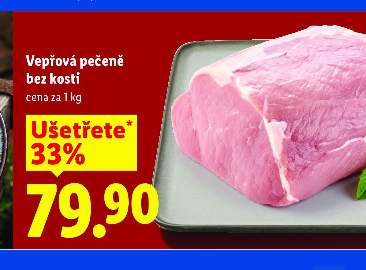 Vepřová pečeně bez kosti
