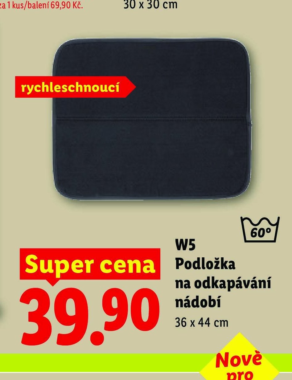 W5 Podložka na odkapávání nádobí