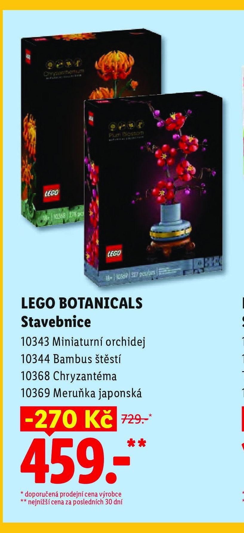 LEGO BOTANICALS Stavebnice (10343, 10344, 10368, 10369)