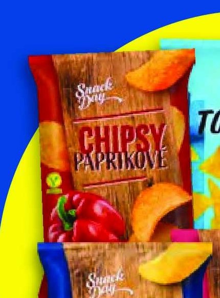 Snack Day Chipsy Paprikové