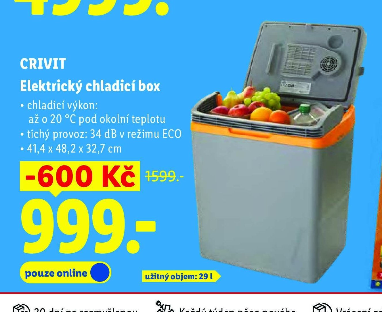 CRIVIT Elektrický chladicí box