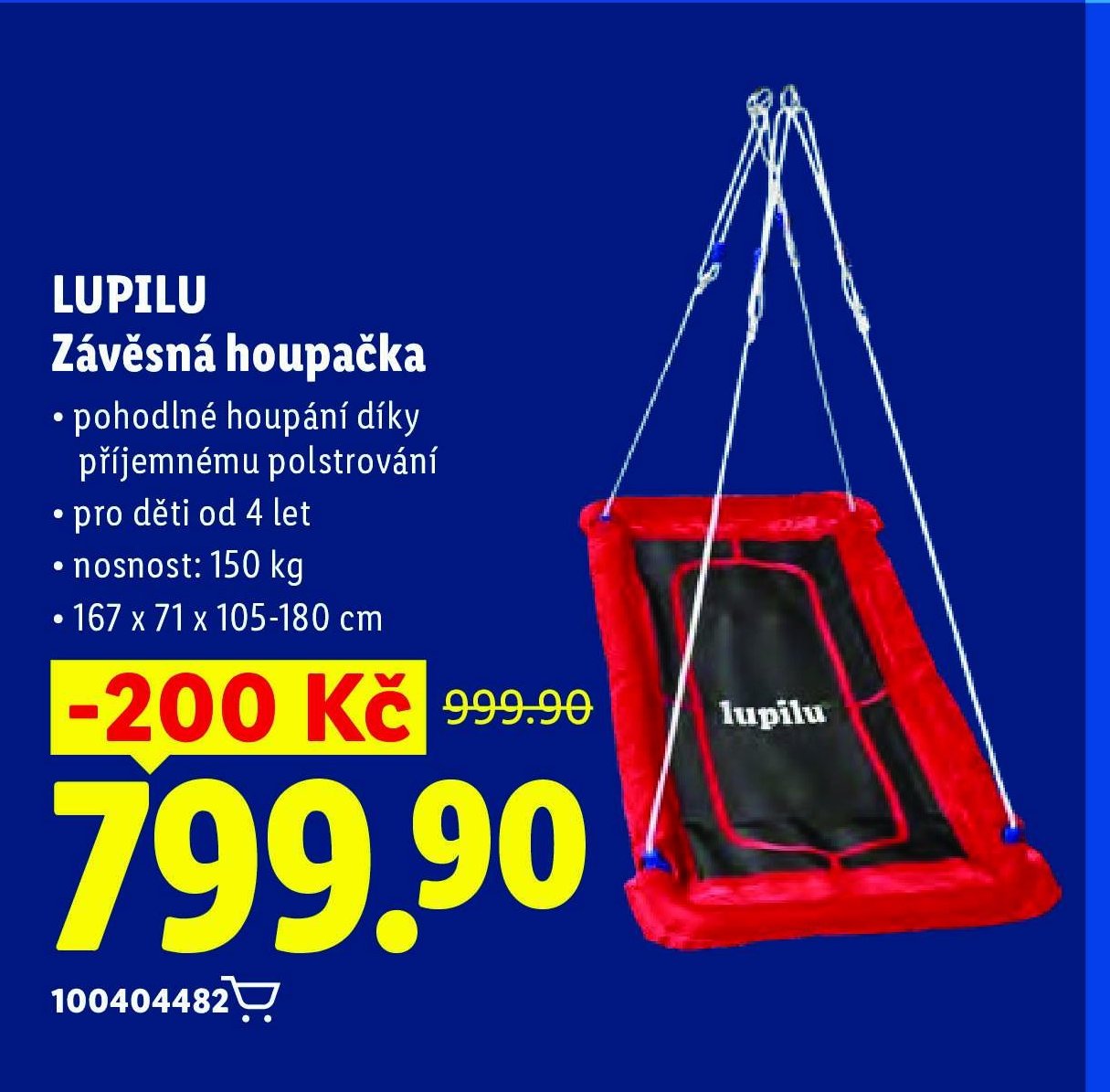LUPILU Závěsná houpačka