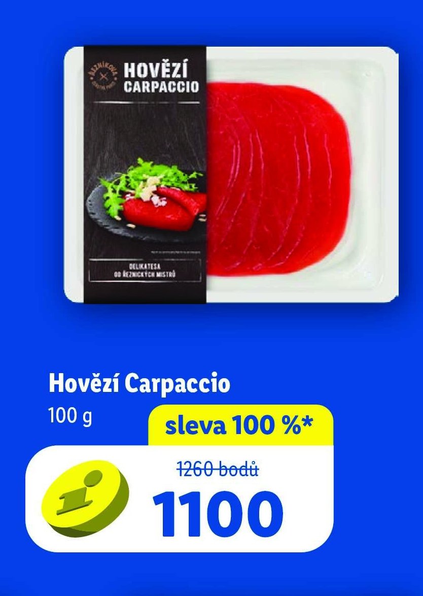 Hovězí Carpaccio